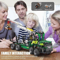 Building Block Mould King 19006 Pneumatic Forest Machine Truck Bricks Model Toys