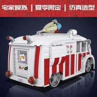 Building Blocks Mould King 1078PCS Ice Cream Truck Toys