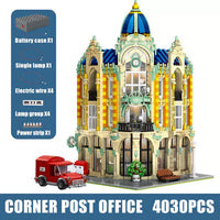 MOULD KING 16010 Corner Post Office Premium Modular Building Brick 4030PCS Set
