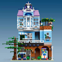 MOULD KING 16004 The Cafe With Light Kit Building Brick 3430PCS Set Toy