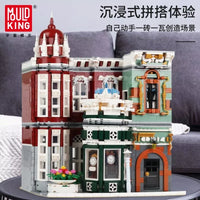 MOULD KING MOULD KING 16005 Antique Collection Shop Building Brick 3050PCS Set