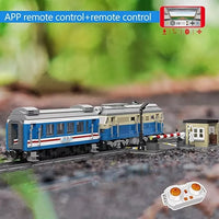 Mould king 12022 City Train Railway Locomotive Diesel DF4B with Remote and Track