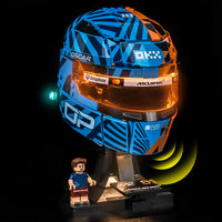 Brick Shine GC Light Kit for LEGO® McLaren Mastercard F1® Team Oscar Piastri Helmet 43017