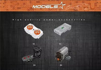 Building Blocks Set 13098 MOC APP RC Speed Tail Car W/Motor Brick Kids Toy Model