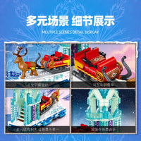 JIESTAR Building Blocks JJ9012 Dream Crystal Parade Float Castle Christmas Toy