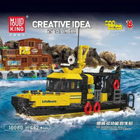 Mould King 10080-10084 multi-purpose lifeboat