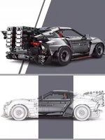 JIESTAR Small Angle JD019 CSR 2 Sports Car Building Block Toy 4399 pcs