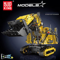 MOULD KING 17070 Liebherr R 9800 Excavator With Motor with 4767 Pieces
