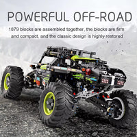Mould King 18002 RC Climbing Car Building Kits for Boys 1879 Pcs Stem Remote Car
