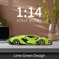 Mould King 10011 Mini SAI Sports Car MOC Building Blocks 1:14 Scale Model 1133pc