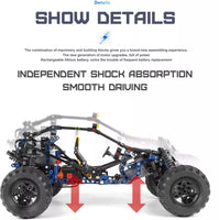 Mould King 18018 Off-Road Car Building Set, Lightning Climbing Model Block Kit