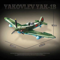 QUANGUAN 100287 Yakovlev Yak-1B with 627 Pieces