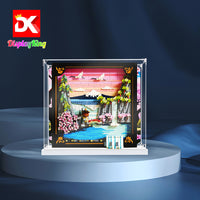 Display King -Acrylic display case with screw for LEGO® Japanese Cherry Blossom Landscape 31218