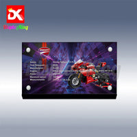 Display King - Acrylic display plaque for Lego Ducati Panigale V4 R 42107