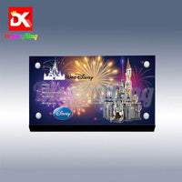 Display King - Acrylic display plaque for Lego Castillo Disney 71040