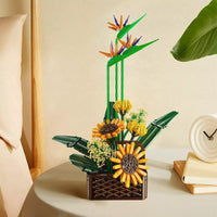 Mould King 10024 Birds of Paradise Building Set Flowers 1608 Pieces Bonsai kit