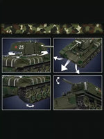 Building Blocks Mould King 20025 KV-1 Heavy Tank Remote Controlled Construction