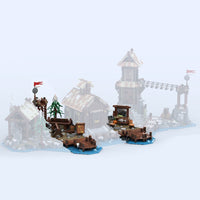 MOC Factory 162291 Viking Village Expansion with 584 Pieces