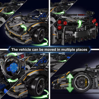 Mould King 13182 Car Building 1:8 Scale Supercar 4802 pcs Toy Clamping Blocks