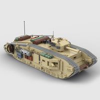 MOC Factory 142273 Indiana Jones Mark VII Tank The Last Crusade Tank with 2119 Pieces
