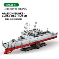WANGE 5511 Arleigh Burke-class Destroyer with 600 Pieces