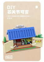 JIESTAR Small Angle JD034-JD036 three sets Animal Crossing Building Block 889 pcs