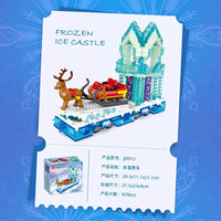 JIESTAR Building Blocks JJ9012 Dream Crystal Parade Float Castle Christmas Toy