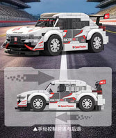 SEMBO 714028-714031 Mini Racing Cars with 874 Pieces