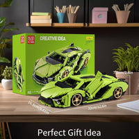 Mould King 10011 Mini SAI Sports Car MOC Building Blocks 1:14 Scale Model 1133pc