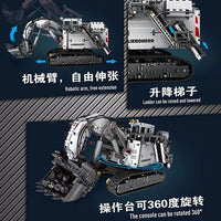 MOULD KING 13130 Liebherrs R9800 Terex RH400 Mining Excavator remote controlled