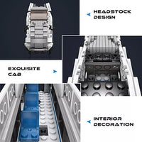 Mould King 12021 Train Railway High Speed Remote Controlled Train with Motor Kit