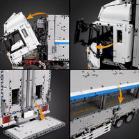 Mould King 13139 Wing Body Truck Building Kits 4166 Pieces with Motor/APP Remote