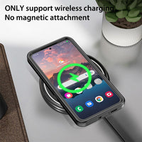 Shockproof Robot Armor Hard Plastic Case Cover with Belt Clip with Magnetic Ring for Samsung Galaxy S26 Ultra - Black