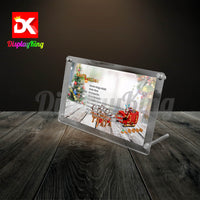 Display King - Acrylic photo frame for Lego Santa's sleigh 40499