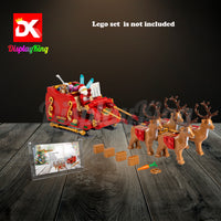 Display King - Acrylic photo frame for Lego Santa's sleigh 40499