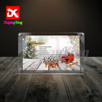 Display King - Acrylic photo frame for Lego Santa's sleigh 40499