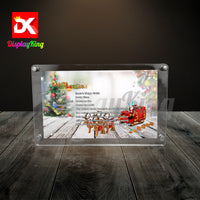 Display King - Acrylic photo frame for Lego Santa's sleigh 40499