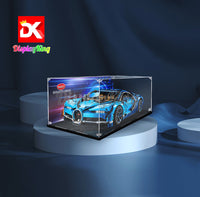 Display King - Acrylic display case with screw for LEGO® Bugatti Chiron 42083