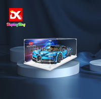 Display King - Acrylic display case with screw for LEGO® Bugatti Chiron 42083