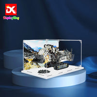 Display King - Acrylic display case for LEGO® Liebherr R 9800 Excavator 42100 3mm Thickness dust-Free and Crystal Clear Display case with Screw