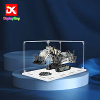 Display King - Acrylic display case for LEGO® Liebherr R 9800 Excavator 42100 3mm Thickness dust-Free and Crystal Clear Display case with Screw