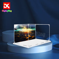 Display King - Acrylic display case for LEGO® Liebherr R 9800 Excavator 42100 3mm Thickness dust-Free and Crystal Clear Display case with Screw