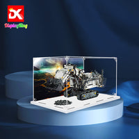 Display King - Acrylic display case for LEGO® Liebherr R 9800 Excavator 42100 3mm Thickness dust-Free and Crystal Clear Display case with Screw