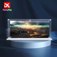 Display King - Acrylic display case for LEGO® Liebherr R 9800 Excavator 42100 3mm Thickness dust-Free and Crystal Clear Display case with Screw