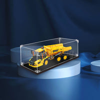 Display King - Acrylic display case with screw for LEGO® 6x6 Volvo Articulated Hauler 42114