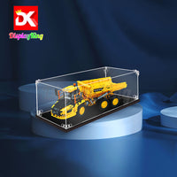 Display King - Acrylic display case with screw for LEGO® 6x6 Volvo Articulated Hauler 42114