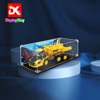 Display King - Acrylic display case with screw for LEGO® 6x6 Volvo Articulated Hauler 42114