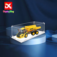 Display King - Acrylic display case with screw for LEGO® 6x6 Volvo Articulated Hauler 42114
