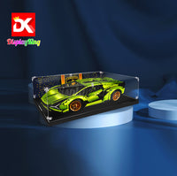 Display King - Acrylic display case with screw for LEGO® Lamborghini Sián FKP 37 42115