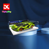 Display King - Acrylic display case with screw for LEGO® Lamborghini Sián FKP 37 42115